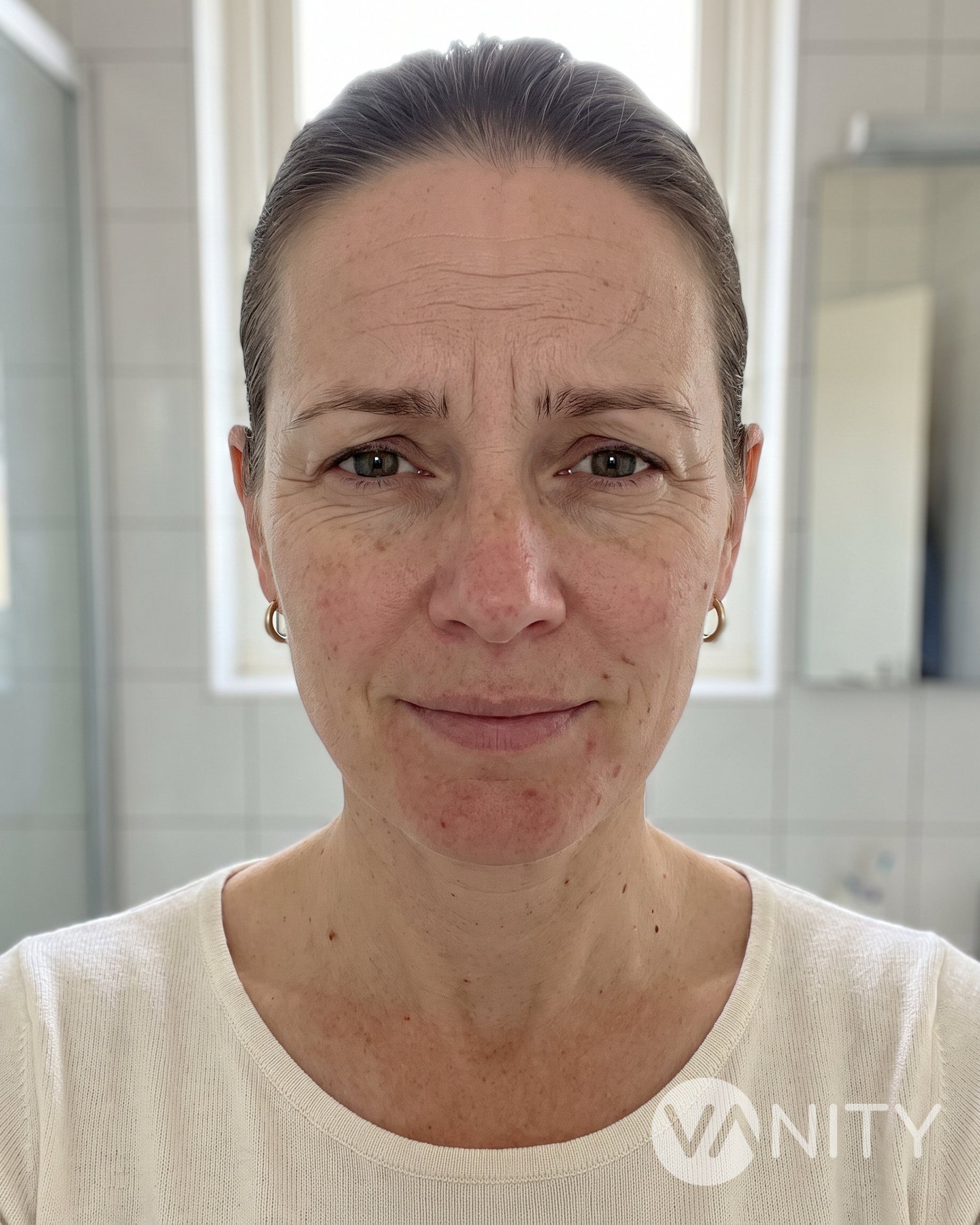 Before Botox — illustrative, not a real patient