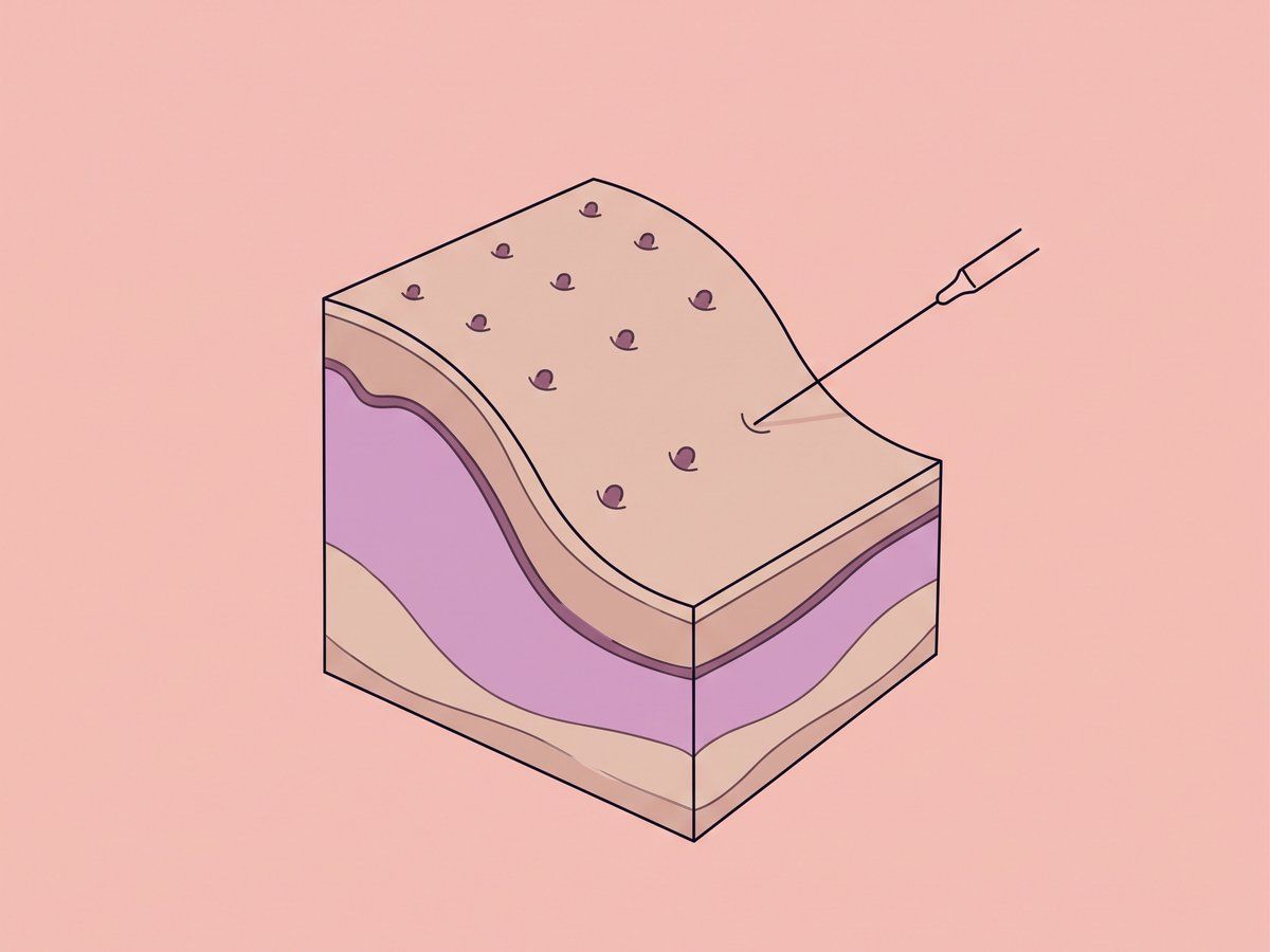 Intradermale Mikroinjektion — illustration