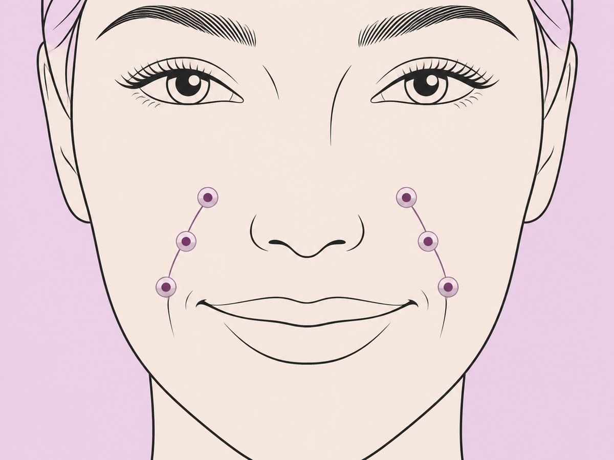 الغمازات المزدوجة (ثنائية الجانب) — illustration
