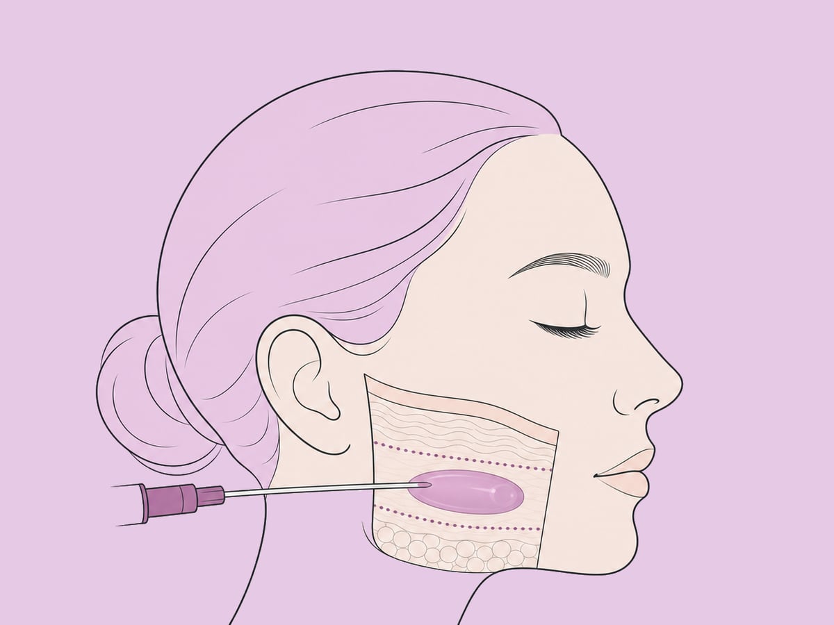 حشوات حمض الهيالورونيك — illustration