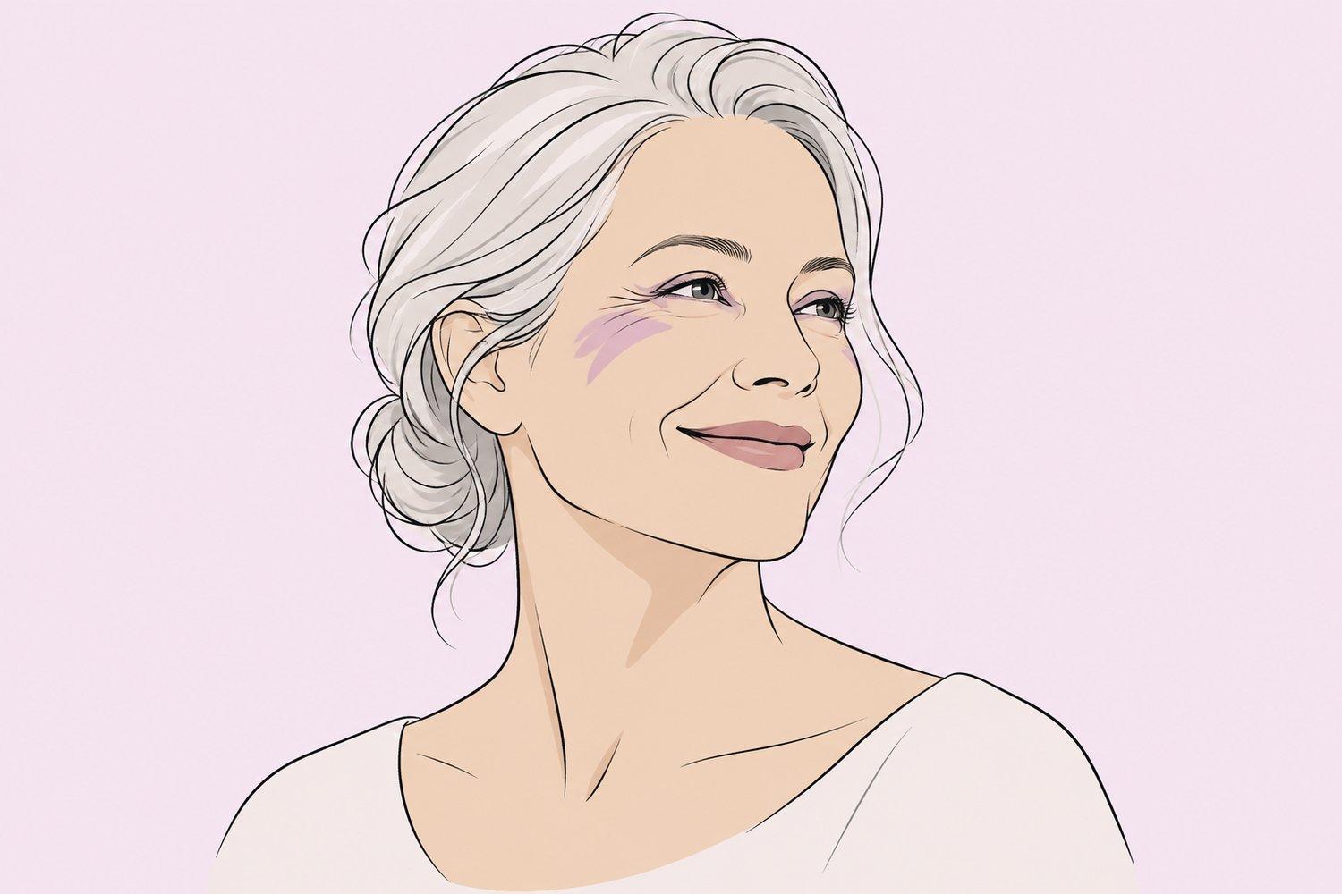 Mature adult with a relaxed, natural facial expression