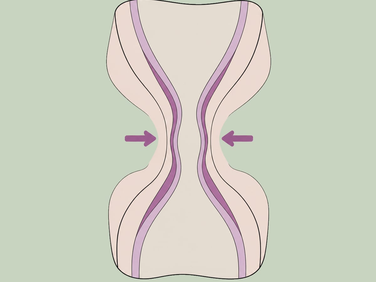 Vaginoplastik (Vaginalstraffung) — illustration