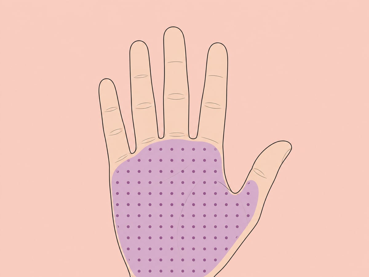 Palmares Botulinumtoxin (schwitzige Hände) — illustration