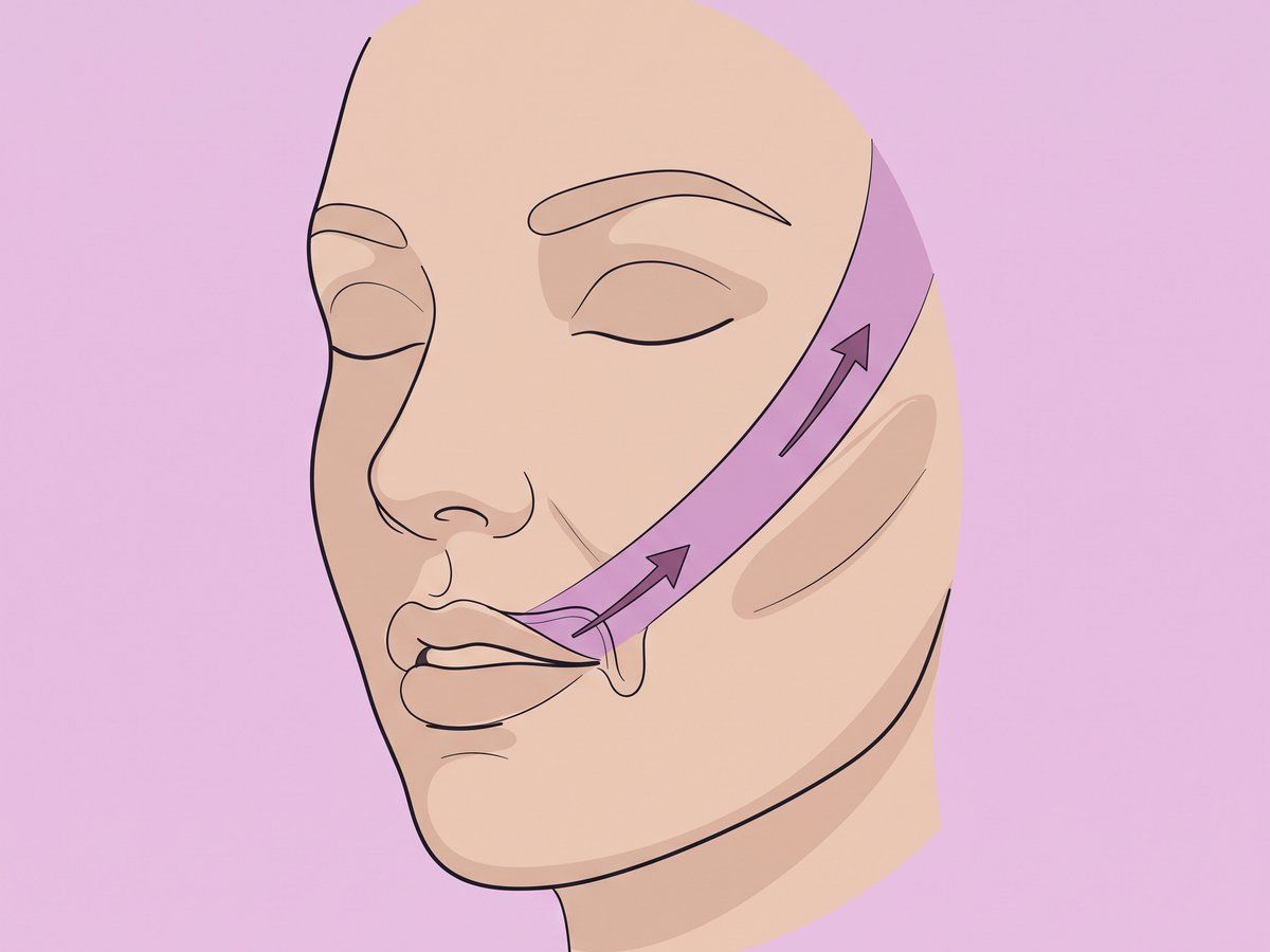Intraorale Platzierung (gingivobukkal) — illustration