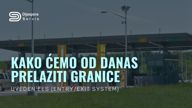 Kako ćemo od danas prelaziti granice - Uveden EES sistem