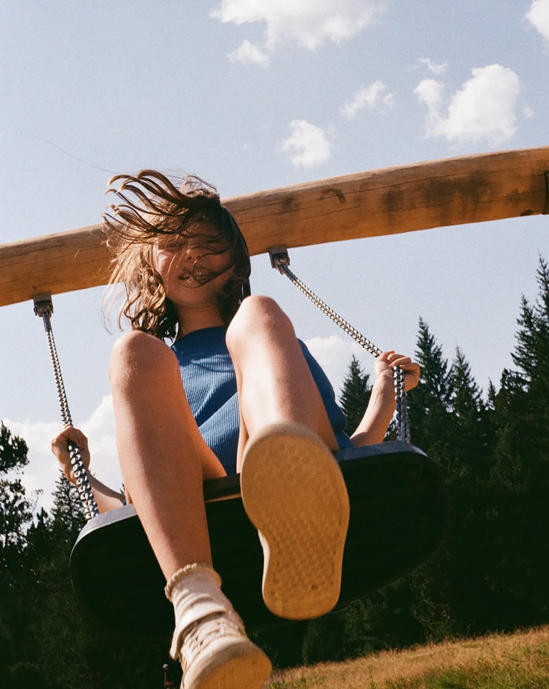 Alys Thomas Photo Girl on Swing