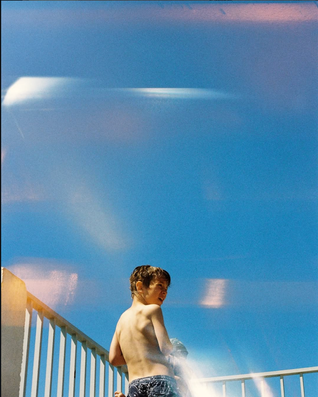 Alys Thomas Boy Summer Blue Sky Light Traces