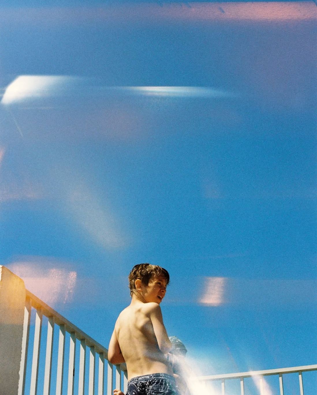 Alys Thomas Boy Summer Blue Sky Light Traces