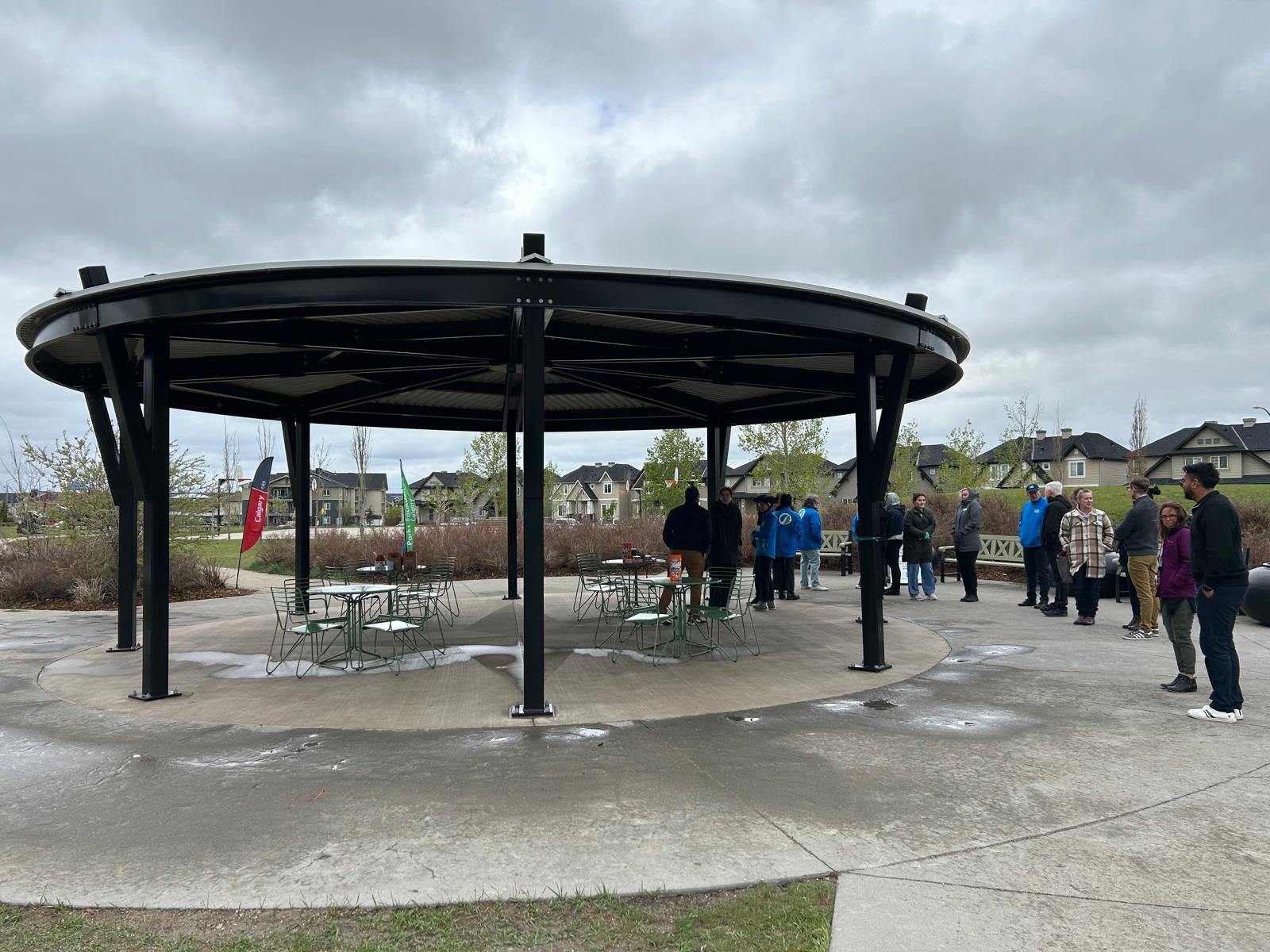 Shaded structure: Skyview Ranch Park (Opposite of Circle K)