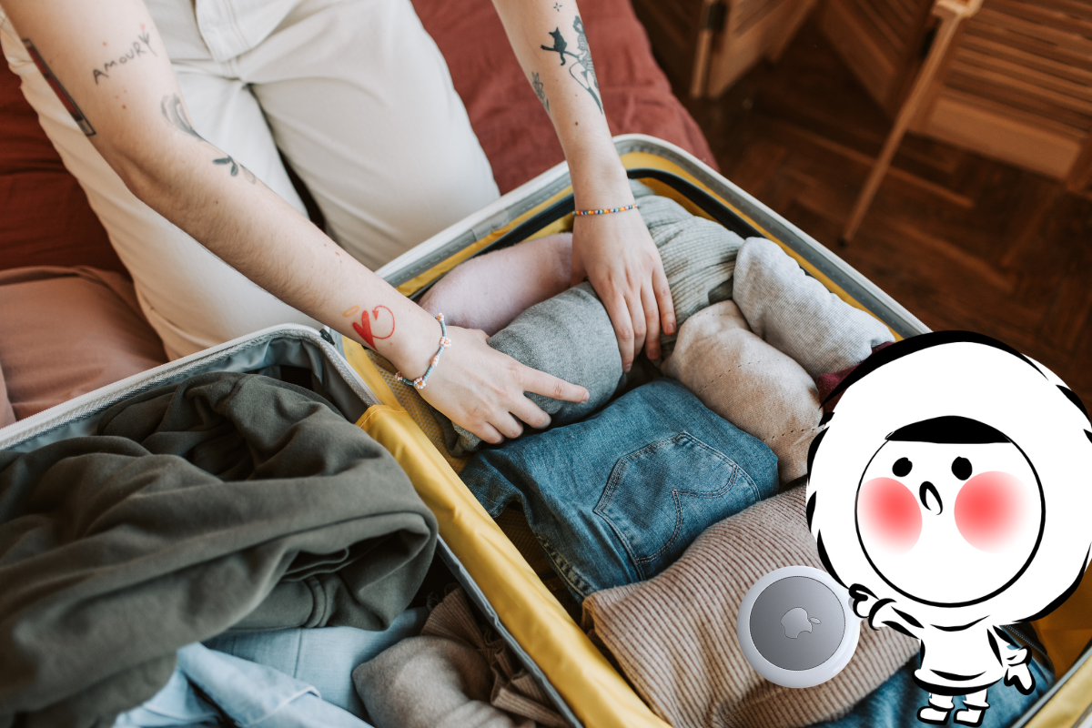 don't put your tracker in the middle of your clothes.