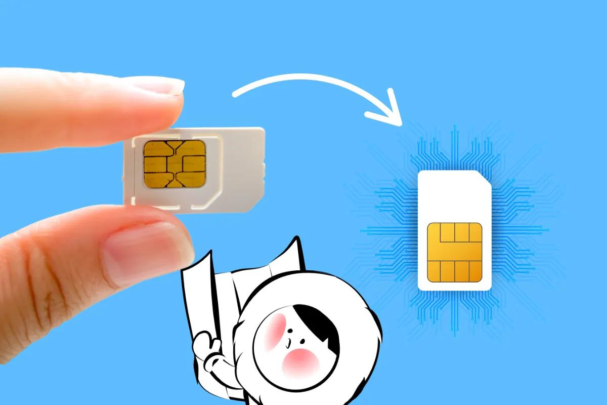 SIM 카드를 eSIM으로 변환하는 방법