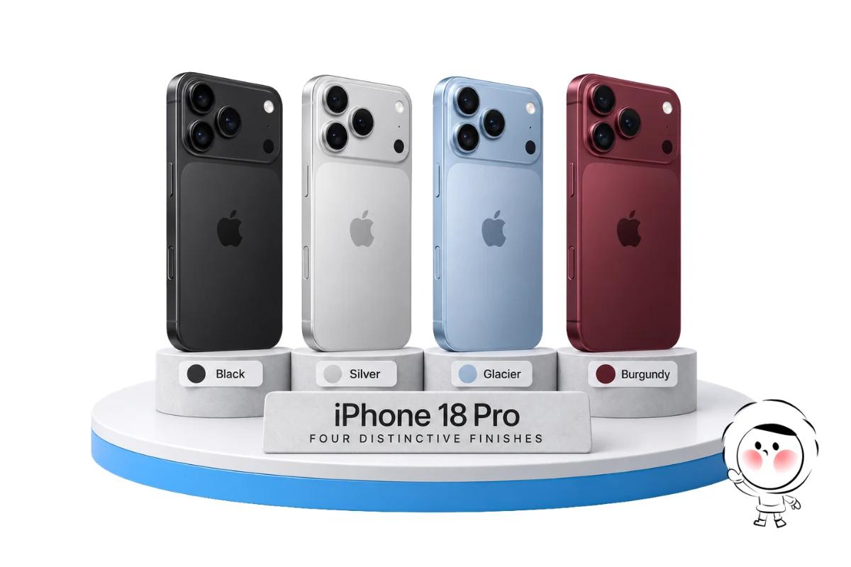 iphone 18 pro color list