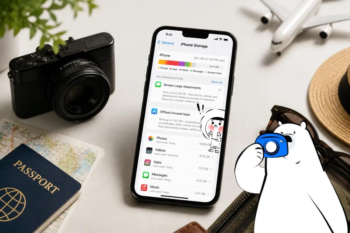 How to Free Up Space on iPhone Before Traveling