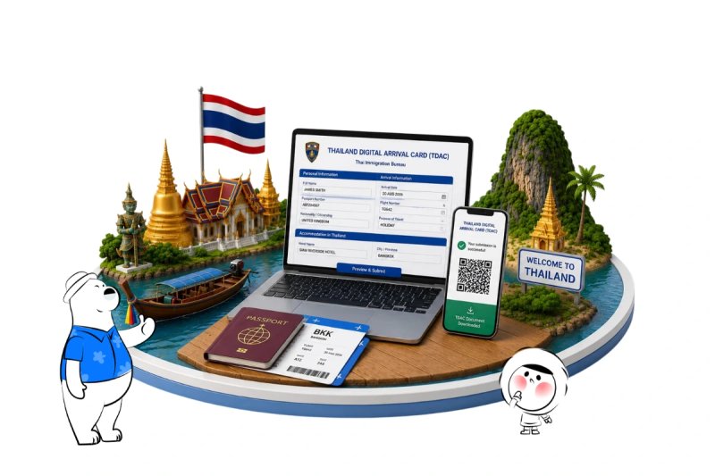 Thailand Digital Arrival Card (TDAC): How to Fill It In and Requirements