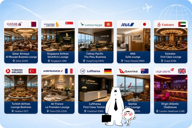 Top 10 Best Airport Lounges in the World 2026
