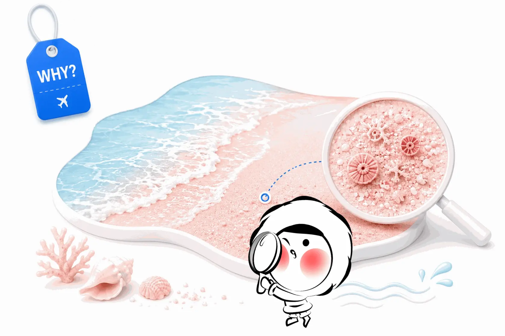 Why Is Pink Sand Pink?