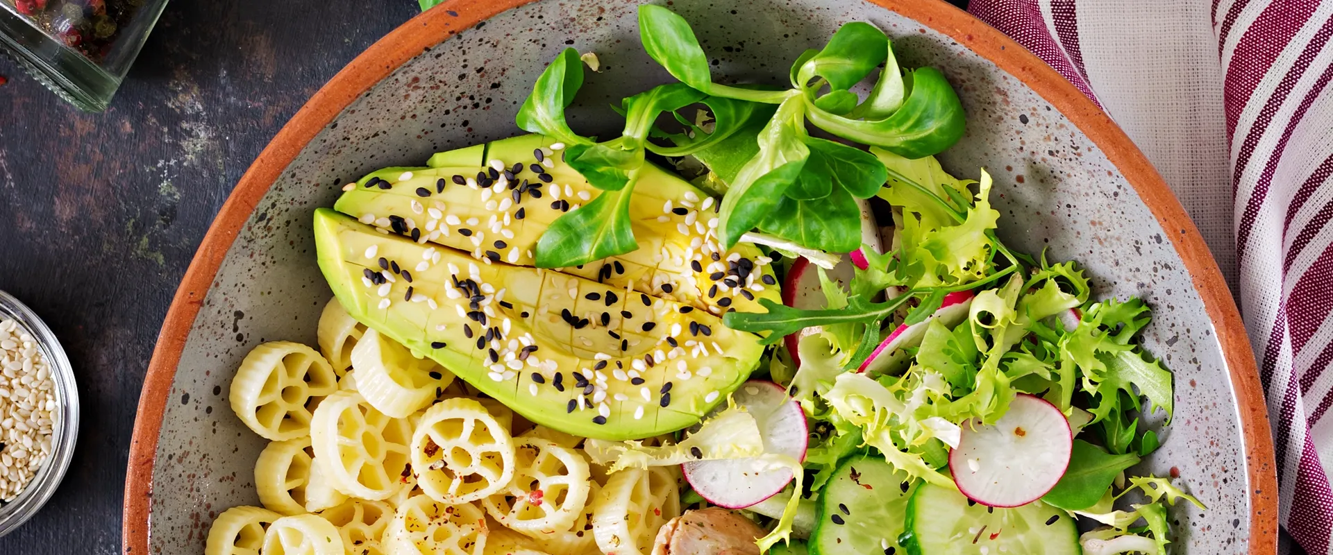 healthy salad with chicken avocado cucumber let 2025 02 22 16 48 45 utc