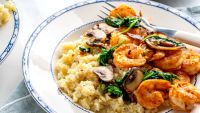 Keto Spicy Shrimp & Cauliflower Risotto