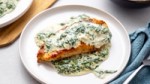 Pan-Fried Chicken with Creamed Spinach