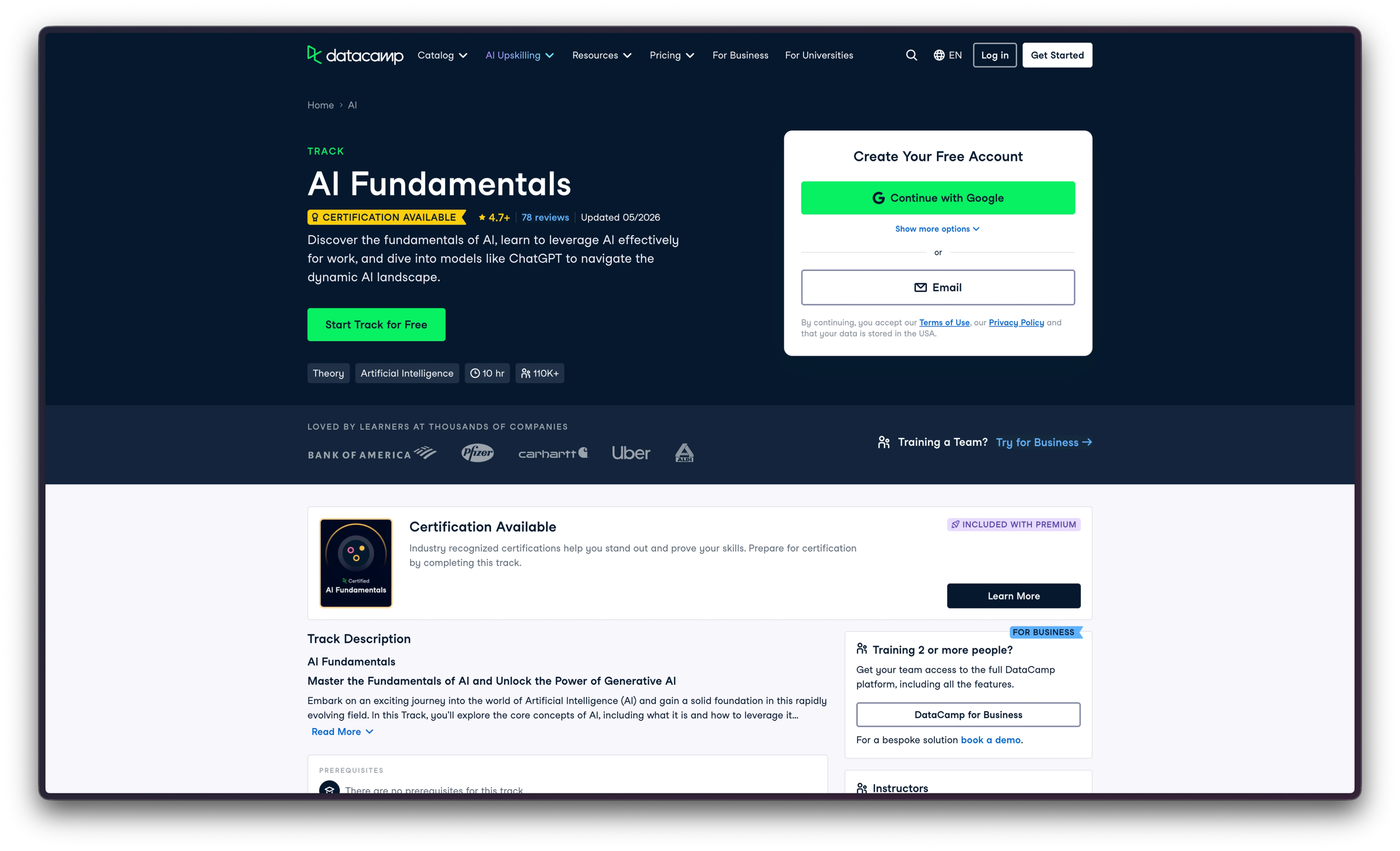 No. 5: AI Fundamentals is the right place to start with zero technical background