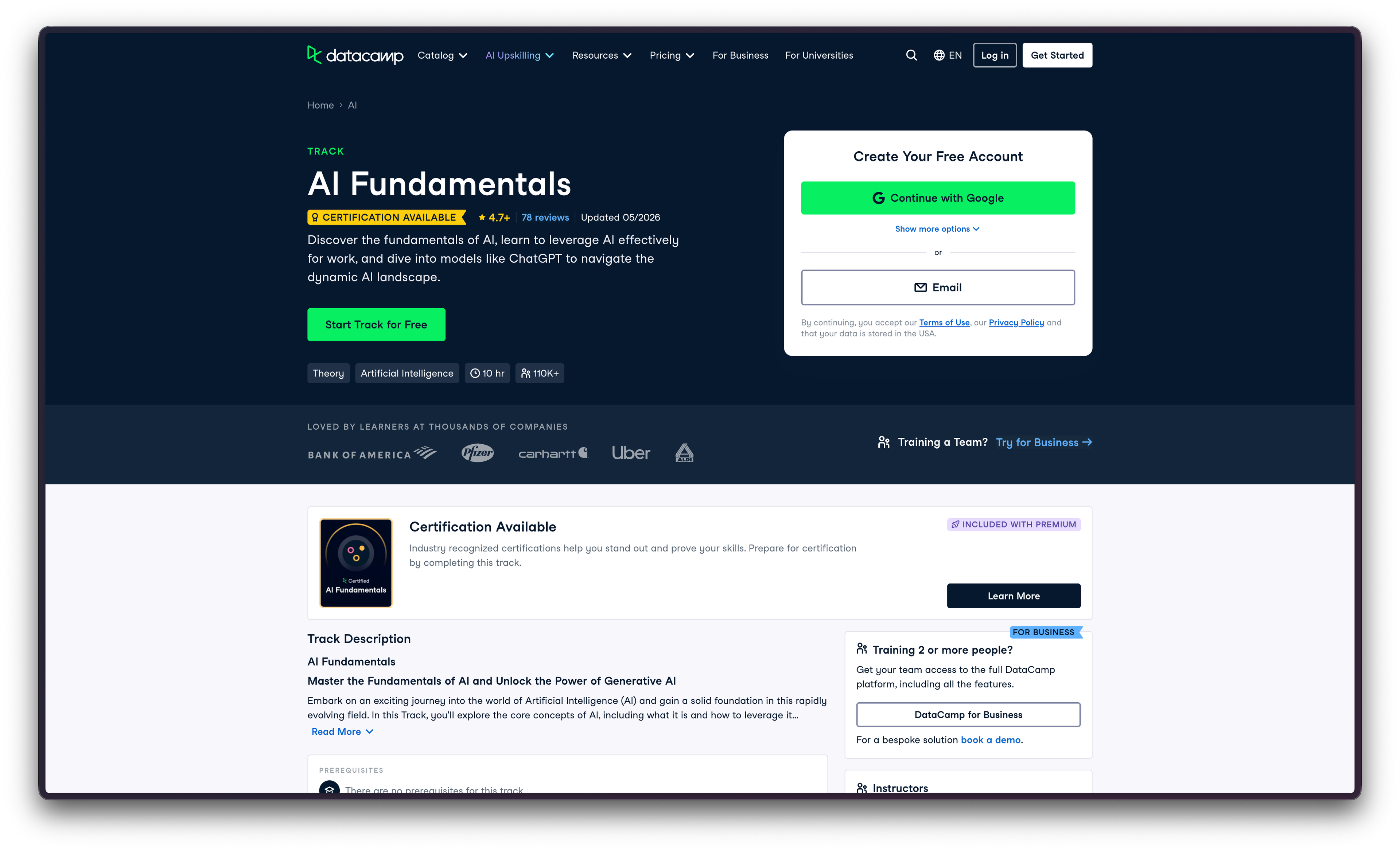 No. 5: AI Fundamentals is the right place to start with zero technical background