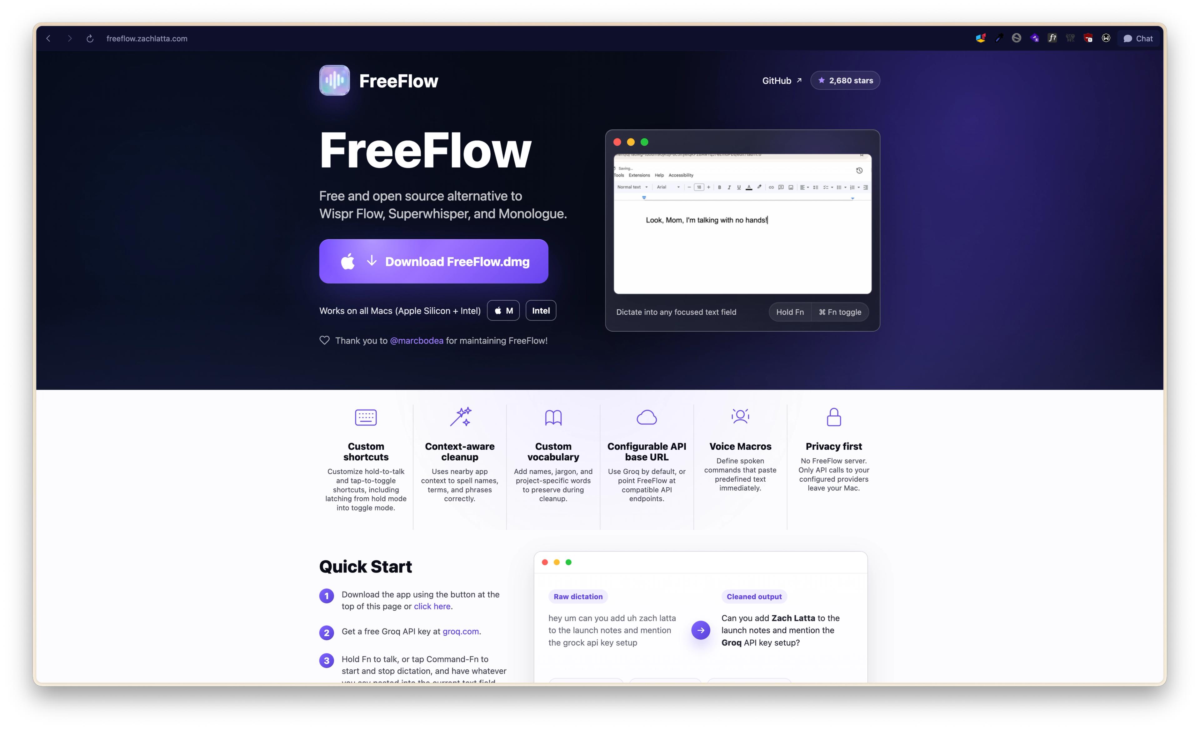 Install FreeFlow