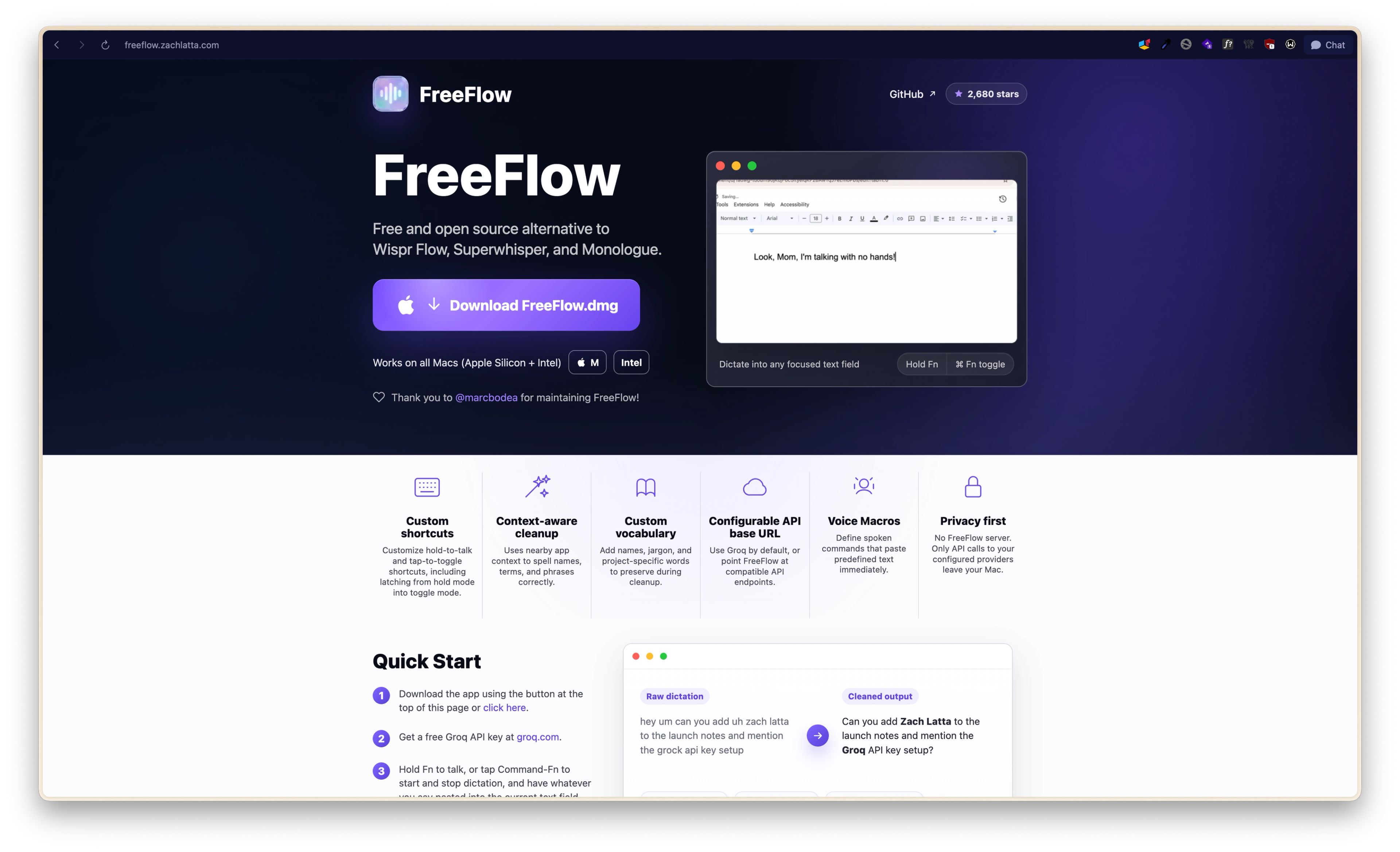Install FreeFlow