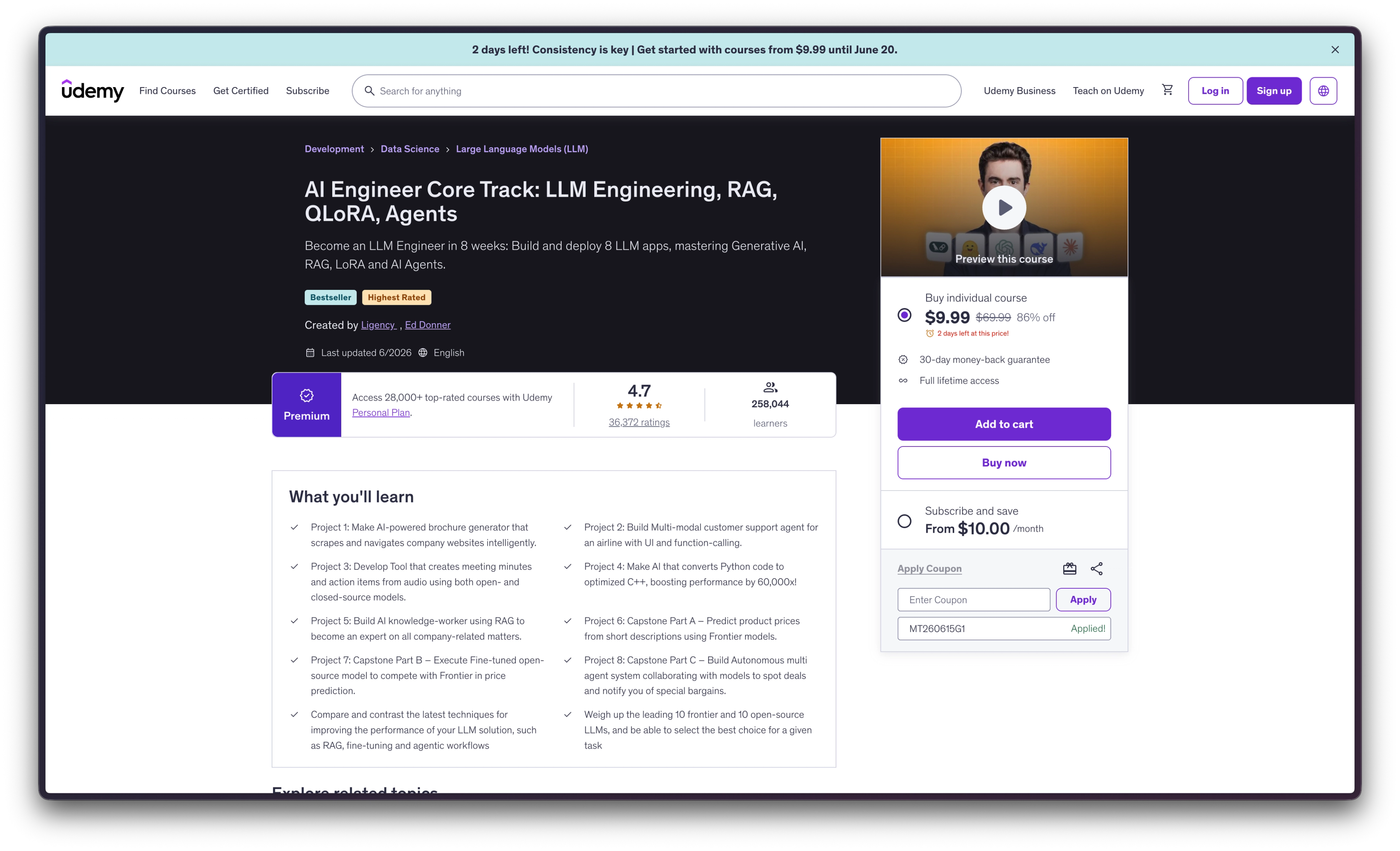 No. 1: The AI Engineer Core Track sets the bar for hands-on LLM engineering