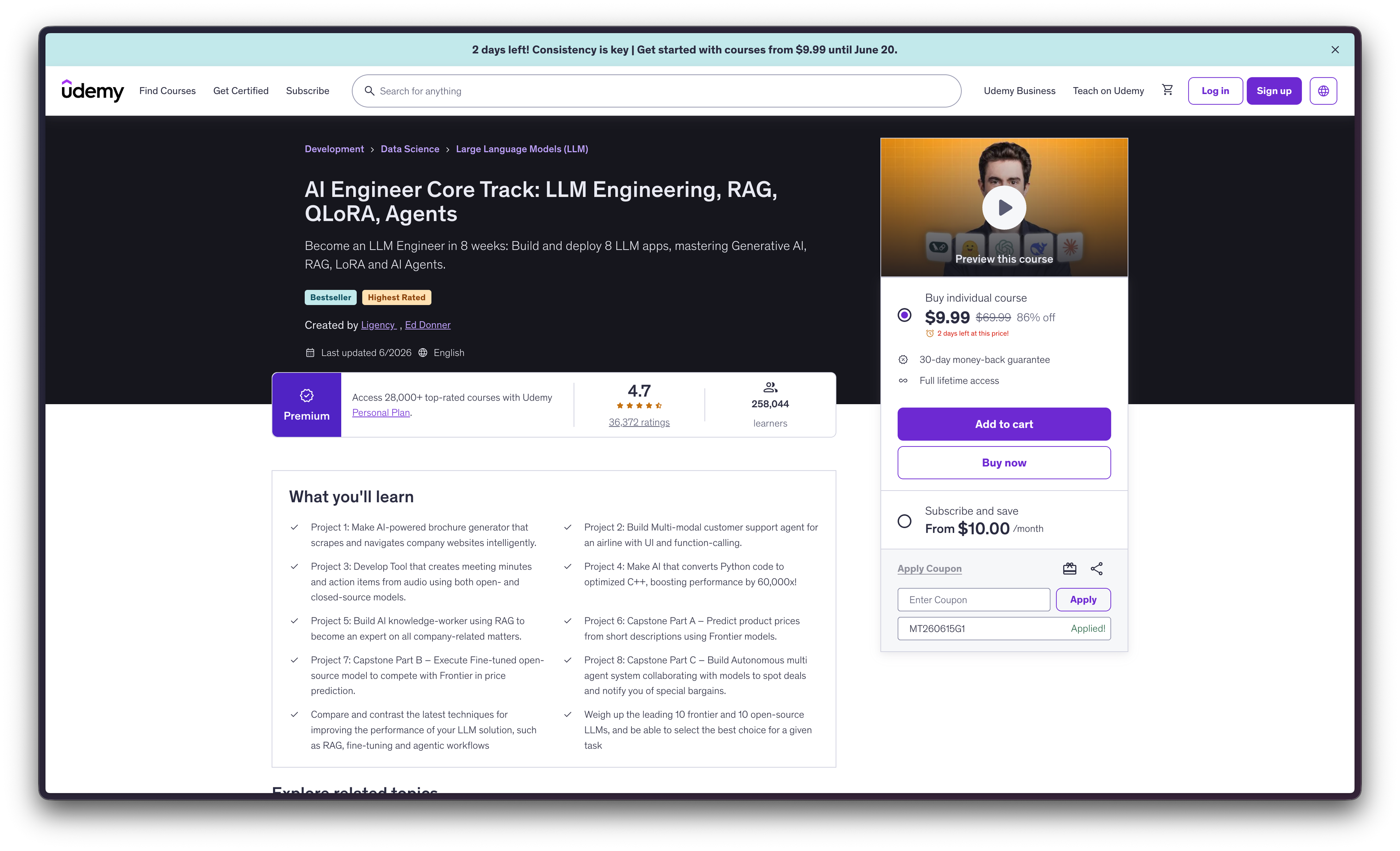 No. 1: The AI Engineer Core Track sets the bar for hands-on LLM engineering