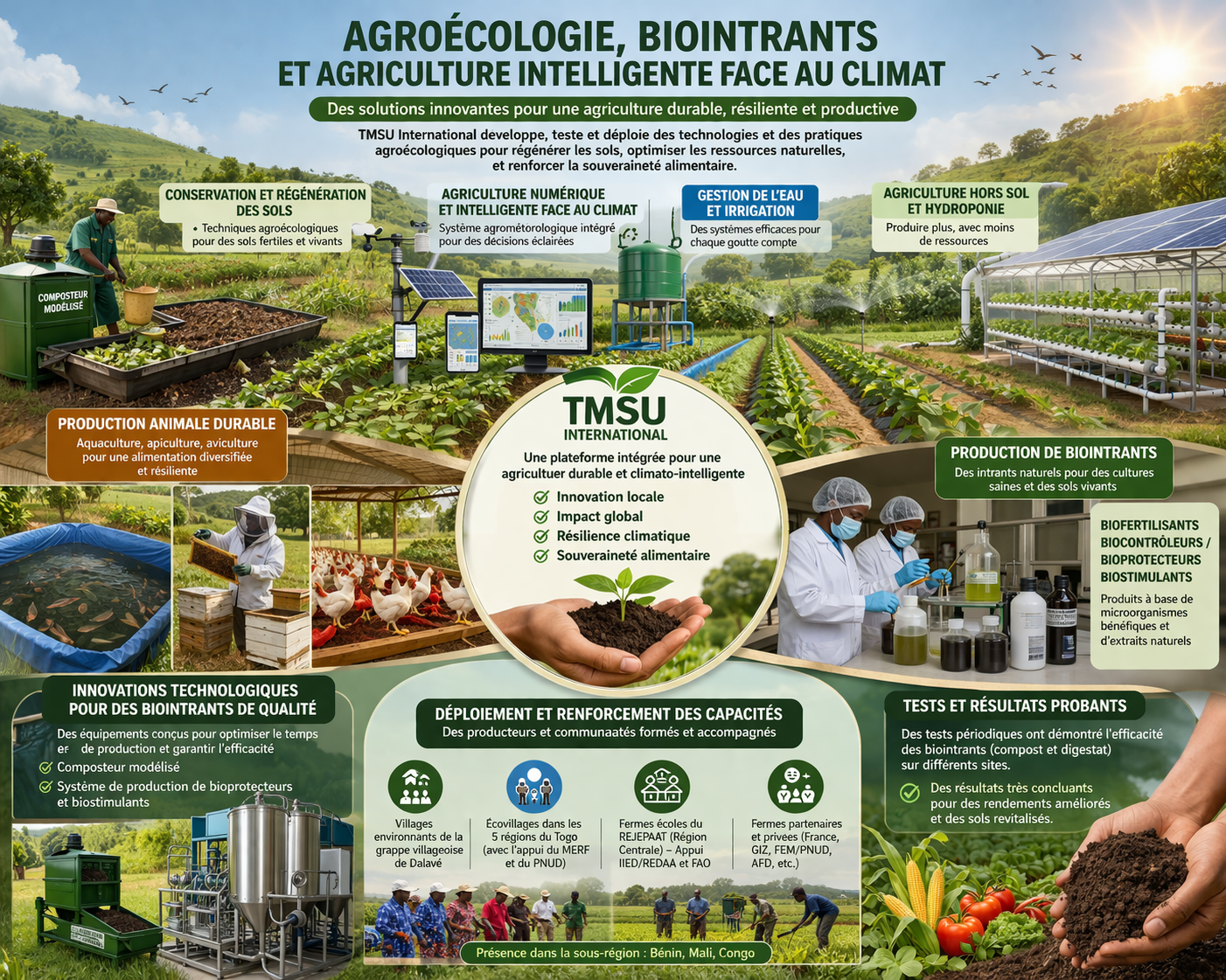 OUR PROJECTS IN AGROECOLOGY AND BIOINPUTS