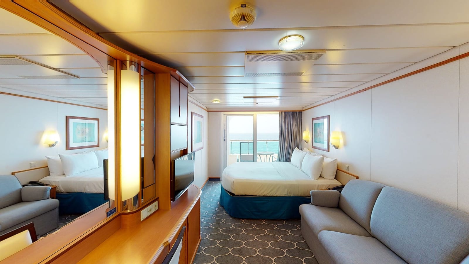 Adventure of the Seas - Spacious Ocean View Balcony