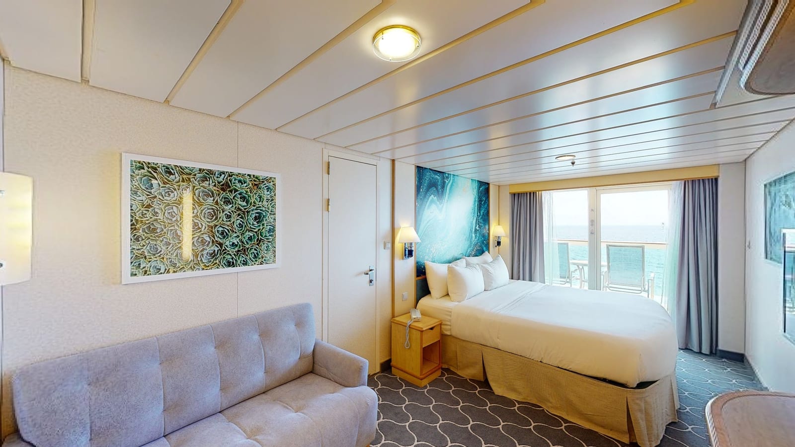 Freedom of the Seas - Connecting Oceanview Balcony
