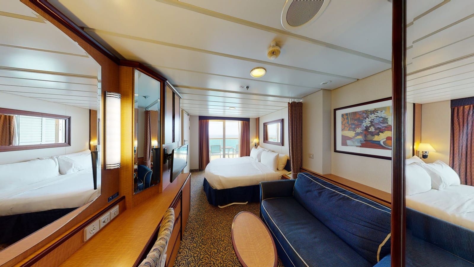 Serenade of the Seas - Connecting Oceanview Balcony