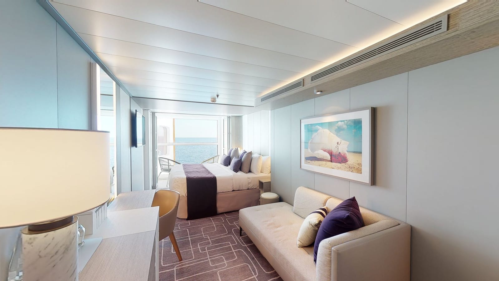Edge Stateroom With Infinite Veranda (Partial View)