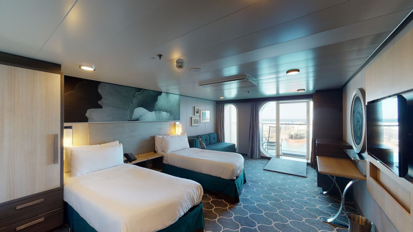 Harmony of the Seas - Ocean View Balcony Virtual Tour