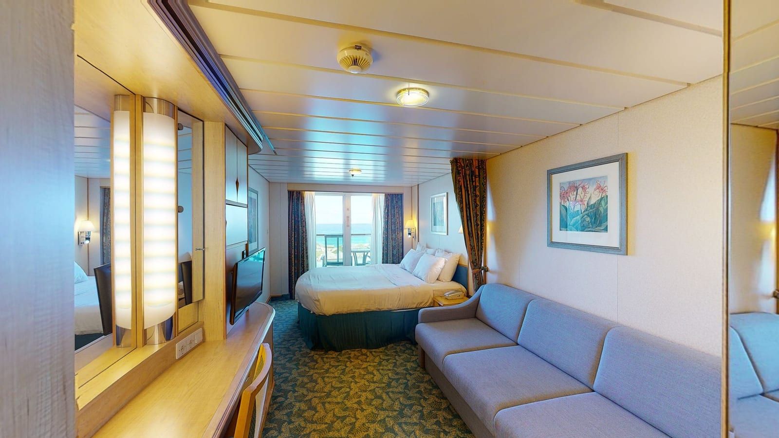 Mariner of the Seas - Ocean View Balcony Virtual Tour