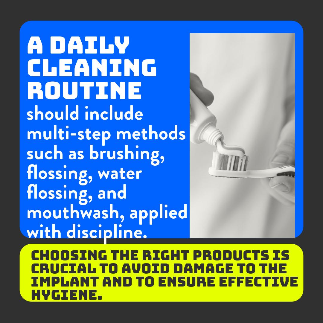 Hand applying toothpaste to a toothbrush