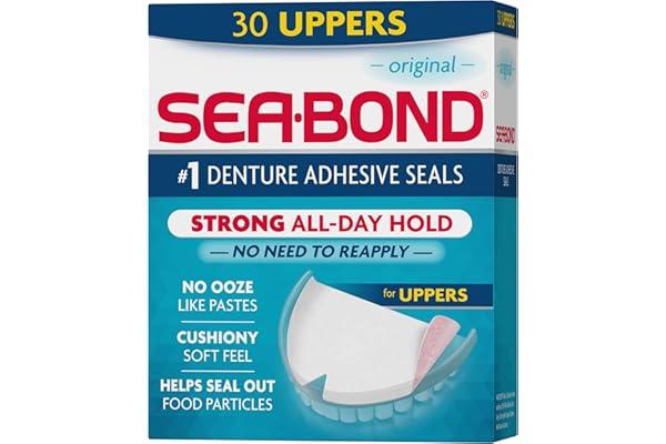 Sea Bond denture adhesive seals box