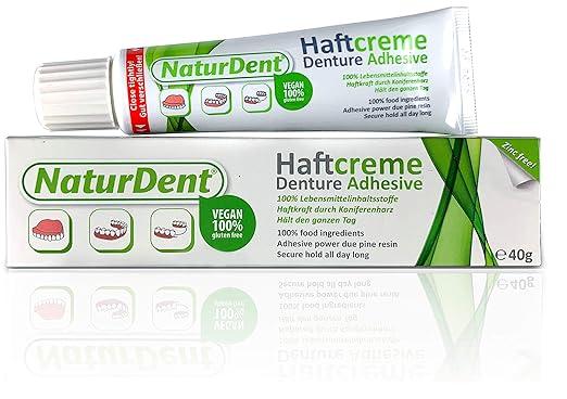NaturDent natural denture adhesive cream pack