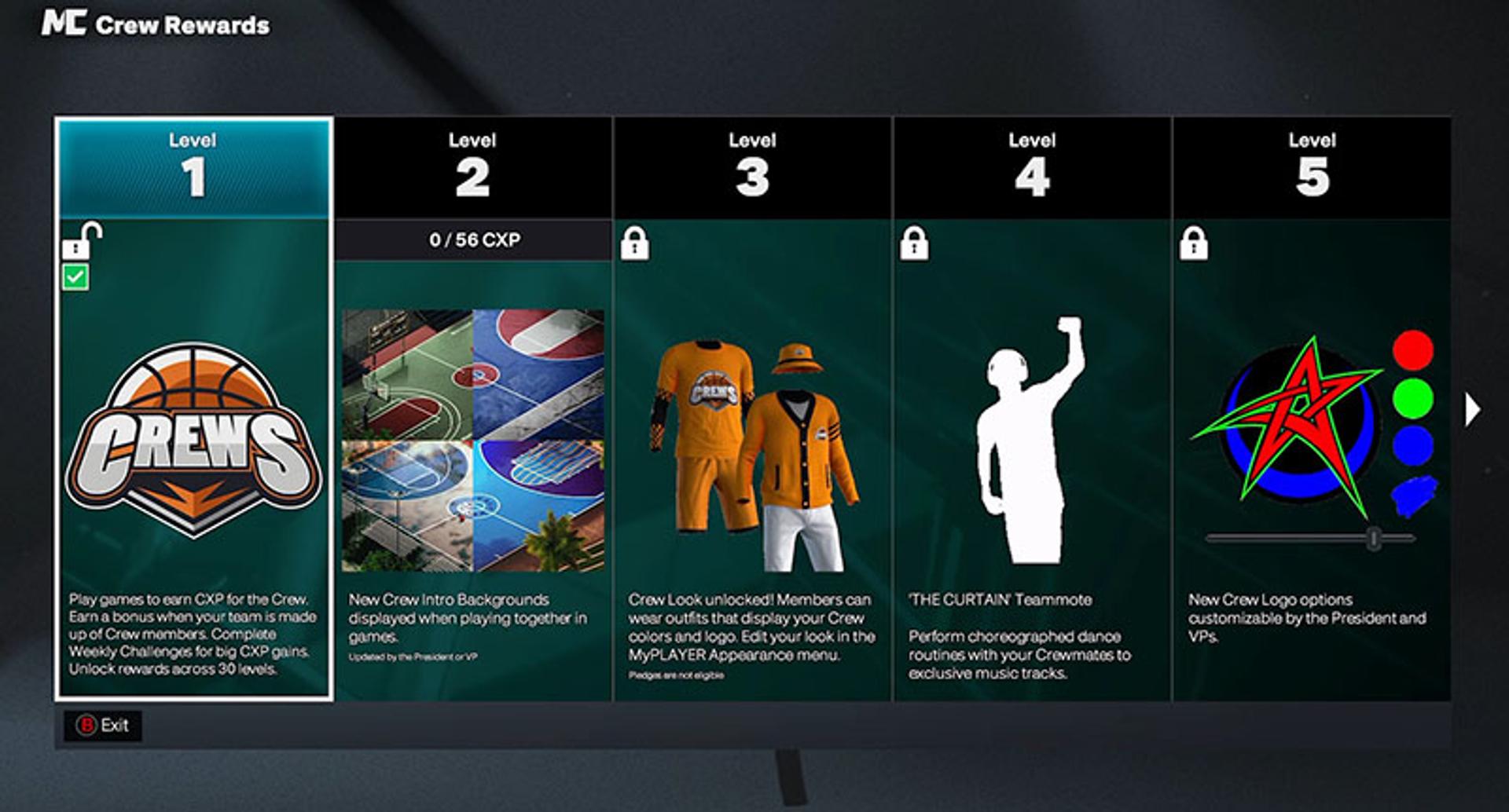 NBA 2K26 Crew Rewards