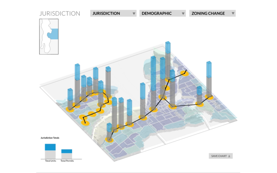 Sketch of map with 3d columns