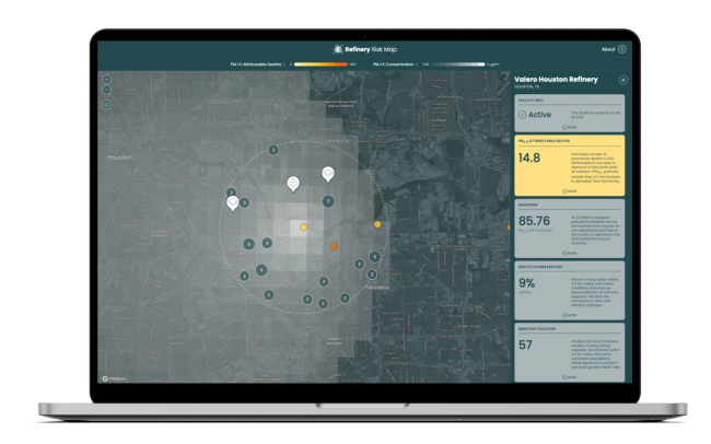 Refinery Risk Map project preview