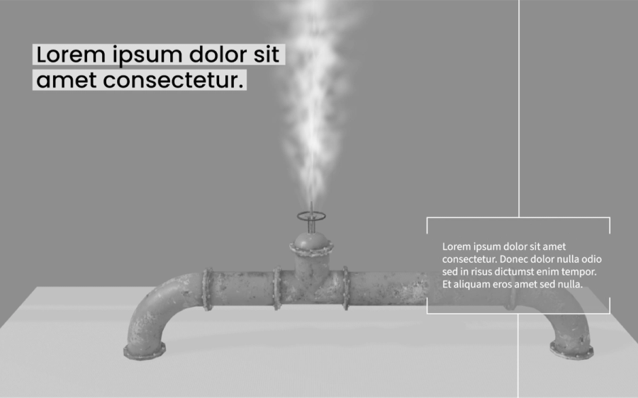test of leaking pipeline