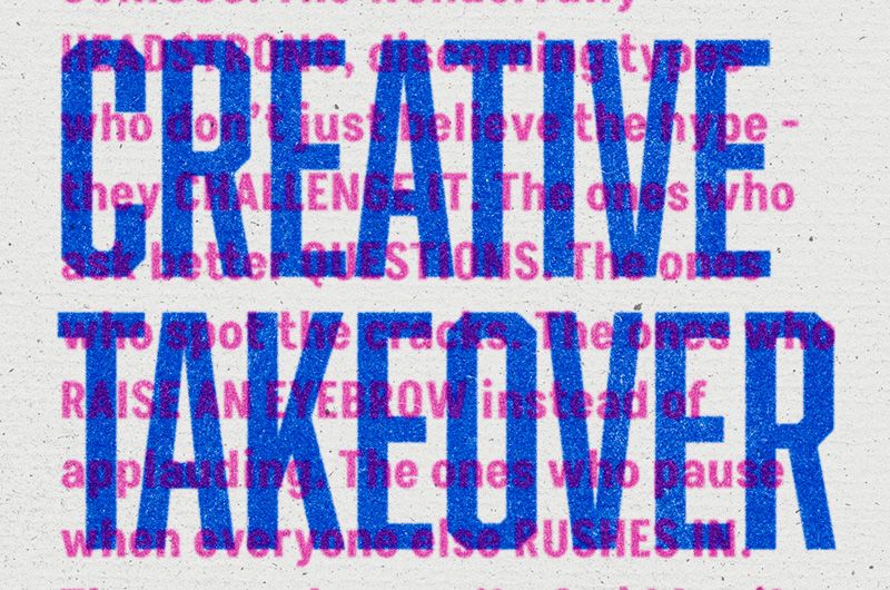 Creative Takeover