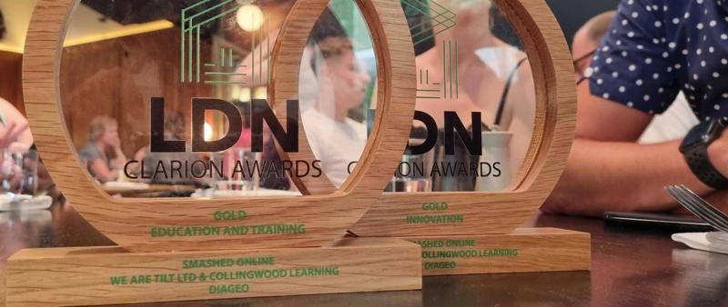 Double Gold at the EVCOM Clarion awards.