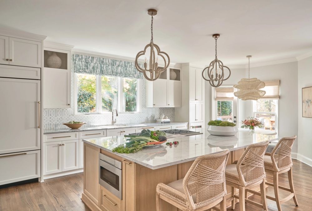 Montibello - Charlotte NC - Transitional & Coastal Kitchen & Breakfast Nook