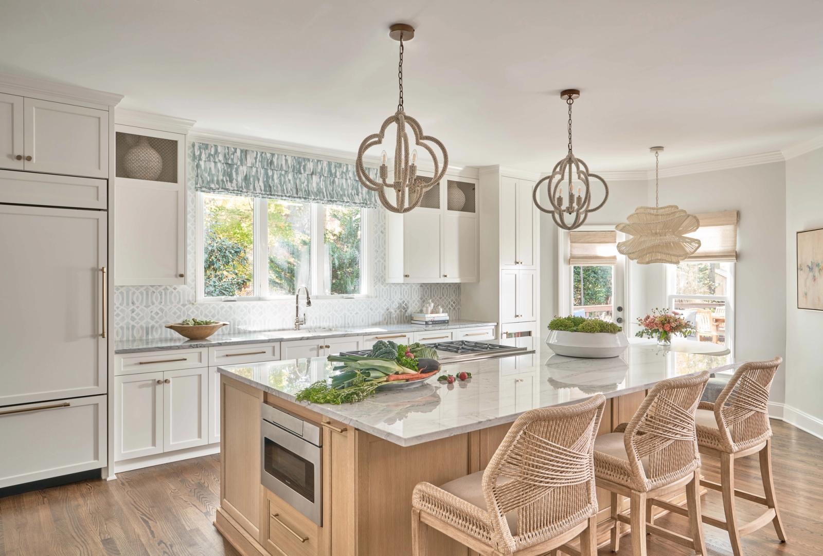 Montibello - Charlotte NC - Transitional & Coastal Kitchen & Breakfast Nook