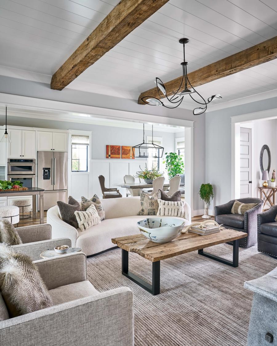 Lake Norman - Charlotte, NC - Lake house - Living Room & Kitchen