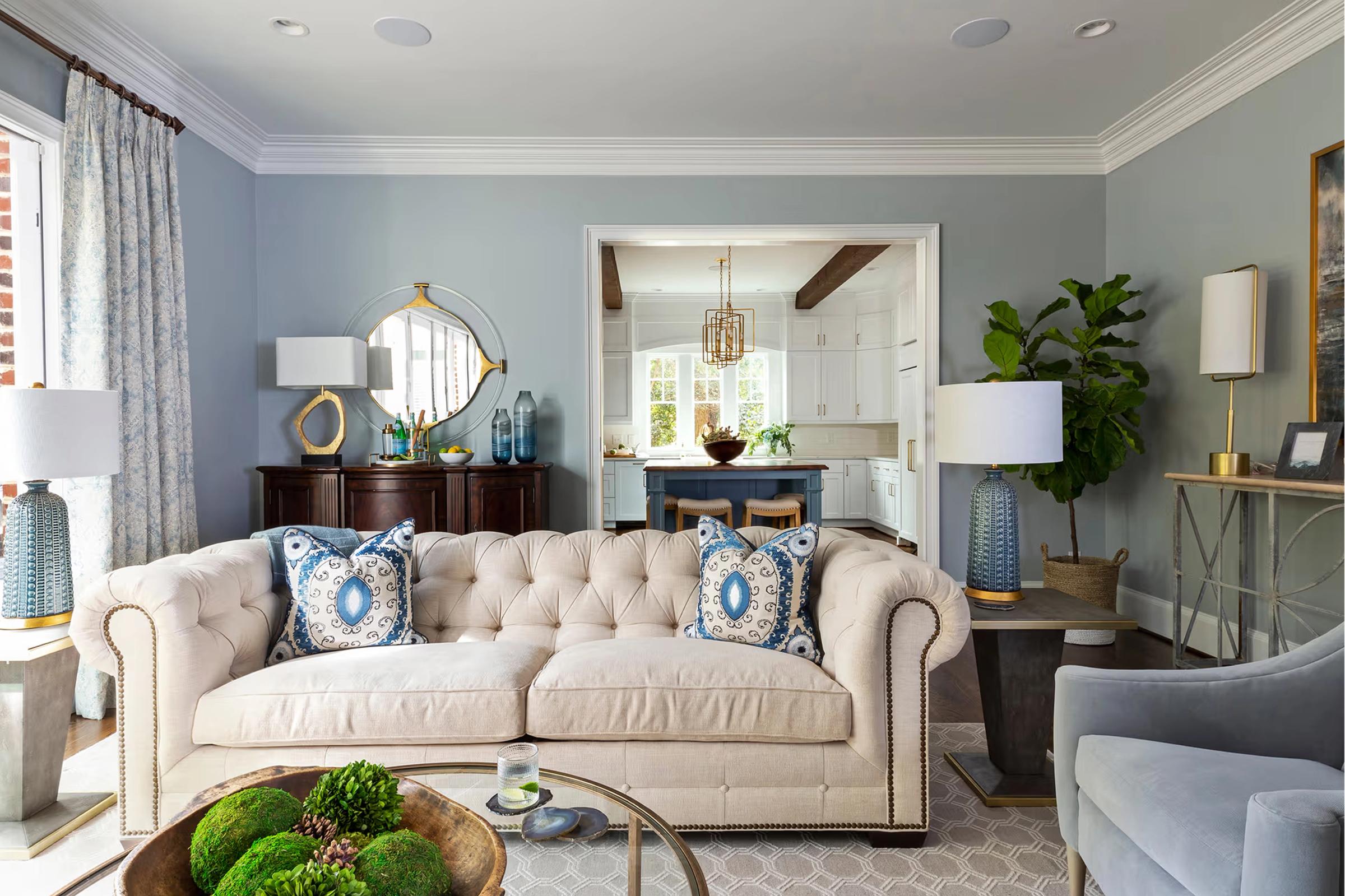 Charlotte, NC - Myers Park - Traditional Living Room