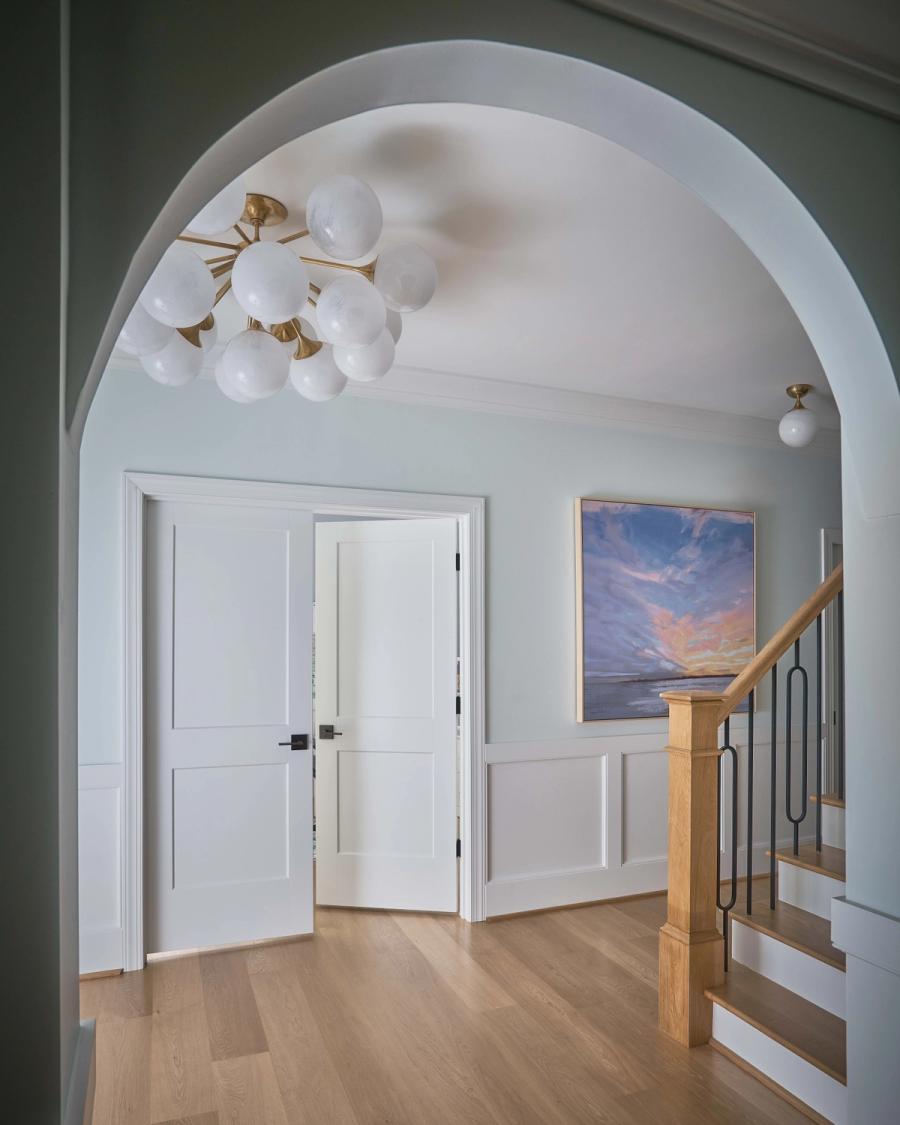 Fort Mill, SC - Livable & Hamptons Style - Foyer Arch Doorway